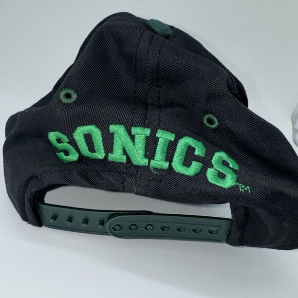 NEW Vintage Seattle SuperSonics SnapBack Baseball Hat C Competitor Logo 7 CLEAN - Picture 3 of 6